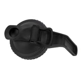 Wide Mouth Mason Jar Pour Spout Lid Leak Proof Mason Jar Flip Cap Lid with Handle Black