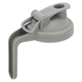 Wide Mouth Mason Jar Pour Spout Lid Leak Proof Mason Jar Flip Cap Lid with Handle Gray