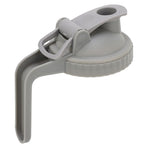 Wide Mouth Mason Jar Pour Spout Lid Leak Proof Mason Jar Flip Cap Lid with Handle Gray
