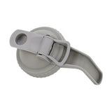 Wide Mouth Mason Jar Pour Spout Lid Leak Proof Mason Jar Flip Cap Lid with Handle Gray - Extra Image