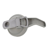 Wide Mouth Mason Jar Pour Spout Lid Leak Proof Mason Jar Flip Cap Lid with Handle Gray - Extra Image