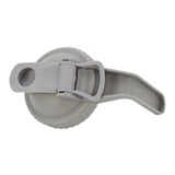 Wide Mouth Mason Jar Pour Spout Lid Leak Proof Mason Jar Flip Cap Lid with Handle Gray - Extra Image