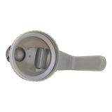 Wide Mouth Mason Jar Pour Spout Lid Leak Proof Mason Jar Flip Cap Lid with Handle Gray - Extra Image