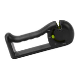 Knife Sharpener 4 Stage Adjustable Handheld Manual Knife Sharpeners for Kitchen Knives Green - Rear View