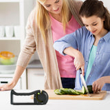 Knife Sharpener 4 Stage Adjustable Handheld Manual Knife Sharpeners for Kitchen Knives Green - Extra Image