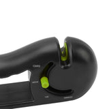 Knife Sharpener 4 Stage Adjustable Handheld Manual Knife Sharpeners for Kitchen Knives Green