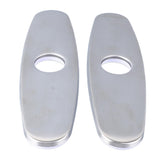 2PCS Hole Cover Deck Plate Pull Down Faucet Plate Stainless Steel Easy Maintenance Anti Leakage for Kitchen Sink