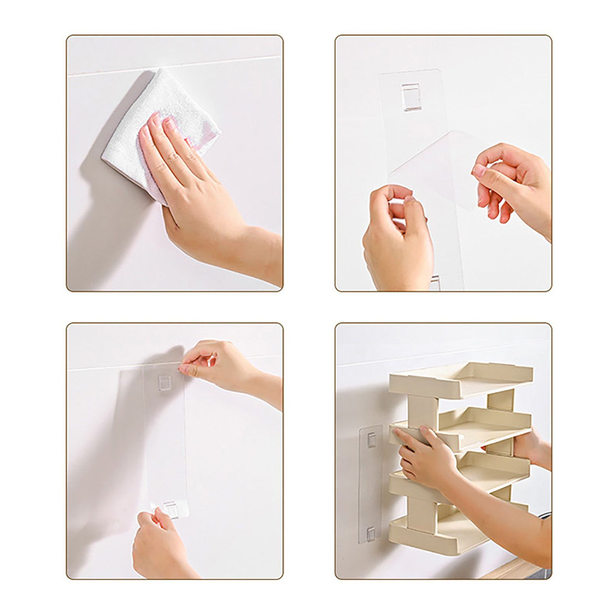 Kitchen Countertop Organizer Plastic Detachable Multifunctional Kitchen Storage Shelf Food Rack for Bedroom Bathroom Desktop Cream White 5 Tier