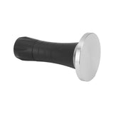 Coffee Tamper Stirrer Kit Distribution Tool Set 2 in 1 Hand Presser for Home Black 51mm
