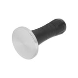 Coffee Tamper Stirrer Kit Distribution Tool Set 2 in 1 Hand Presser for Home Black 51mm - Top-Down View