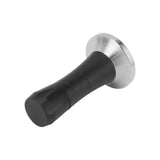 Coffee Tamper Stirrer Kit Distribution Tool Set 2 in 1 Hand Presser for Home Black 58mm