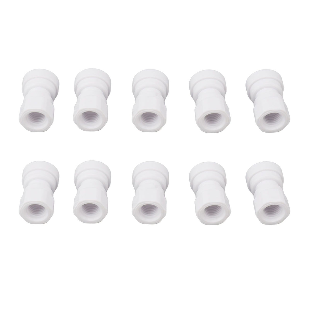 10 Pcs Plastic Quick Connect Fittings Multifunctional Plastic Quick Pipe Fitting for Home Winery Beer Brewing 3/8