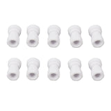 10 Pcs Plastic Quick Connect Fittings Multifunctional Plastic Quick Pipe Fitting for Home Winery Beer Brewing 3/8