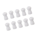 10 Pcs Plastic Quick Connect Fittings Multifunctional Plastic Quick Pipe Fitting for Home Winery Beer Brewing 3/8