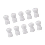 10 Pcs Plastic Quick Connect Fittings Multifunctional Plastic Quick Pipe Fitting for Home Winery Beer Brewing 3/8