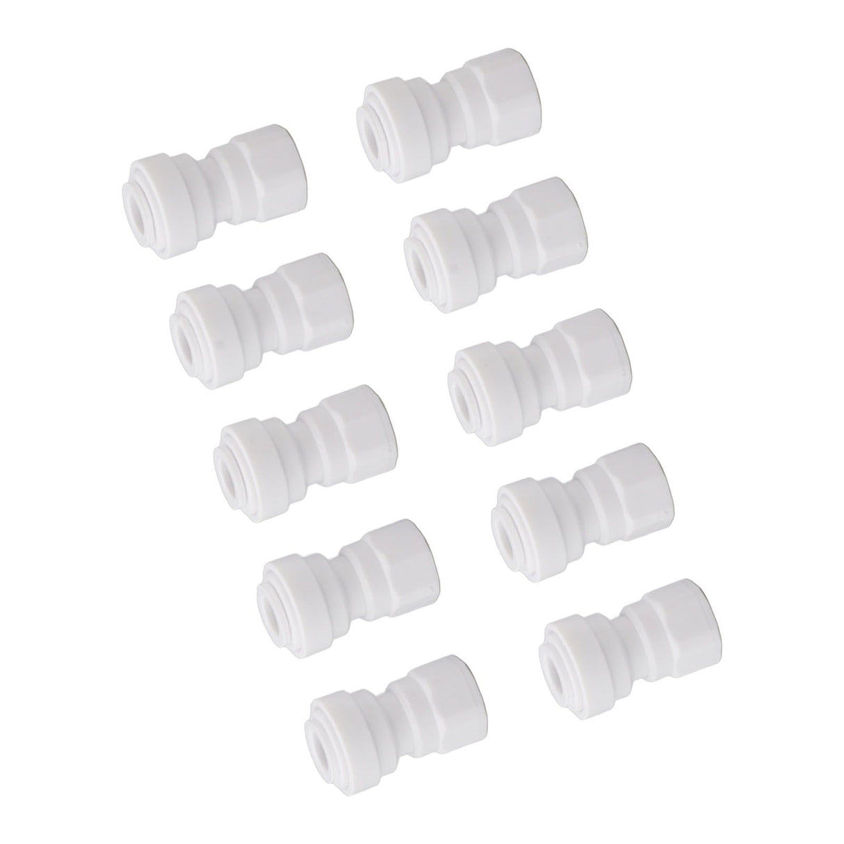 10 Pcs Plastic Quick Connect Fittings Multifunctional Plastic Quick Pipe Fitting for Home Winery Beer Brewing 3/8