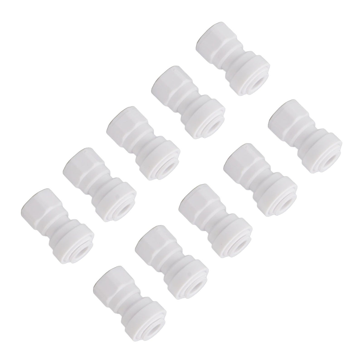 10 Pcs Plastic Quick Connect Fittings Multifunctional Plastic Quick Pipe Fitting for Home Winery Beer Brewing 3/8