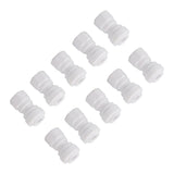 10 Pcs Plastic Quick Connect Fittings Multifunctional Plastic Quick Pipe Fitting for Home Winery Beer Brewing 3/8