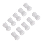 10 Pcs Plastic Quick Connect Fittings Multifunctional Plastic Quick Pipe Fitting for Home Winery Beer Brewing 3/8