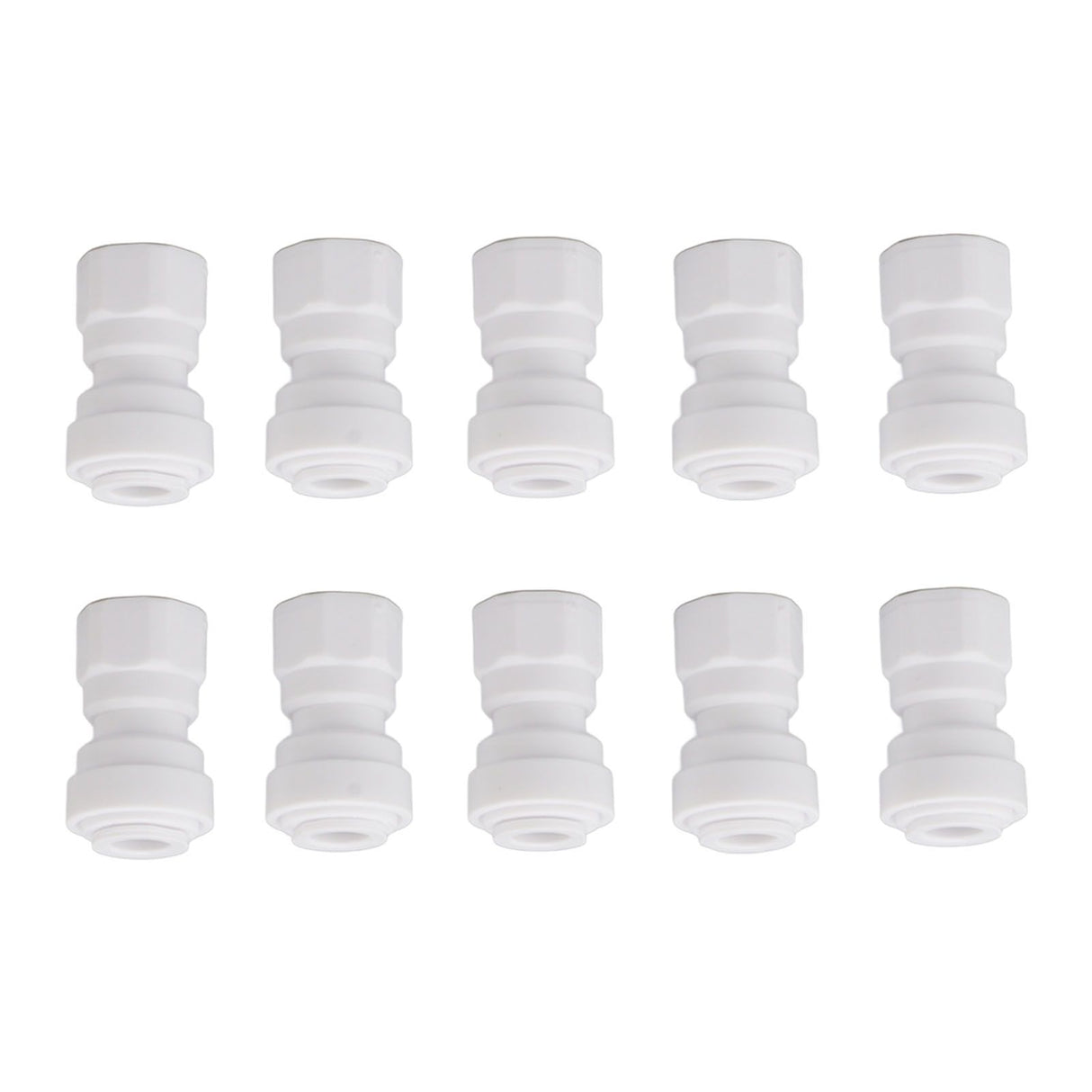 10 Pcs Plastic Quick Connect Fittings Multifunctional Plastic Quick Pipe Fitting for Home Winery Beer Brewing 3/8