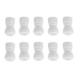 10 Pcs Plastic Quick Connect Fittings Multifunctional Plastic Quick Pipe Fitting for Home Winery Beer Brewing 3/8