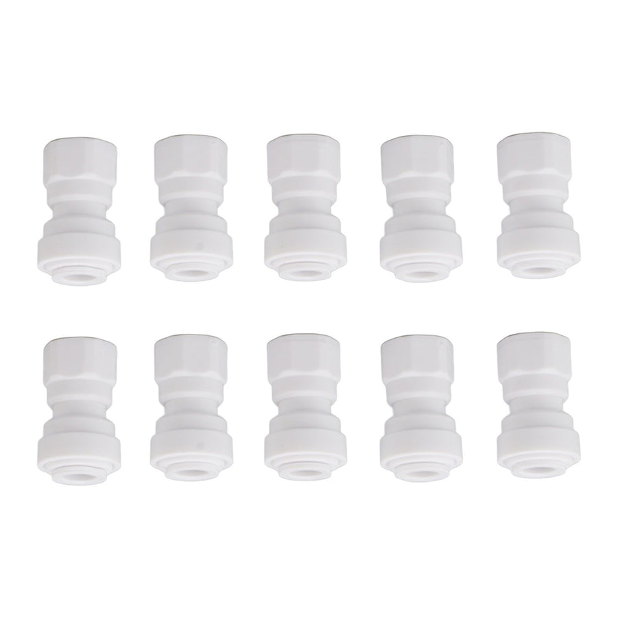10 Pcs Plastic Quick Connect Fittings Multifunctional Plastic Quick Pipe Fitting for Home Winery Beer Brewing 3/8