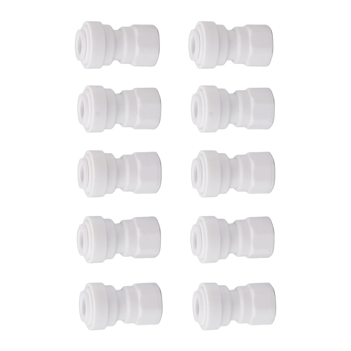 10 Pcs Plastic Quick Connect Fittings Multifunctional Plastic Quick Pipe Fitting for Home Winery Beer Brewing 3/8