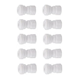 10 Pcs Plastic Quick Connect Fittings Multifunctional Plastic Quick Pipe Fitting for Home Winery Beer Brewing 3/8