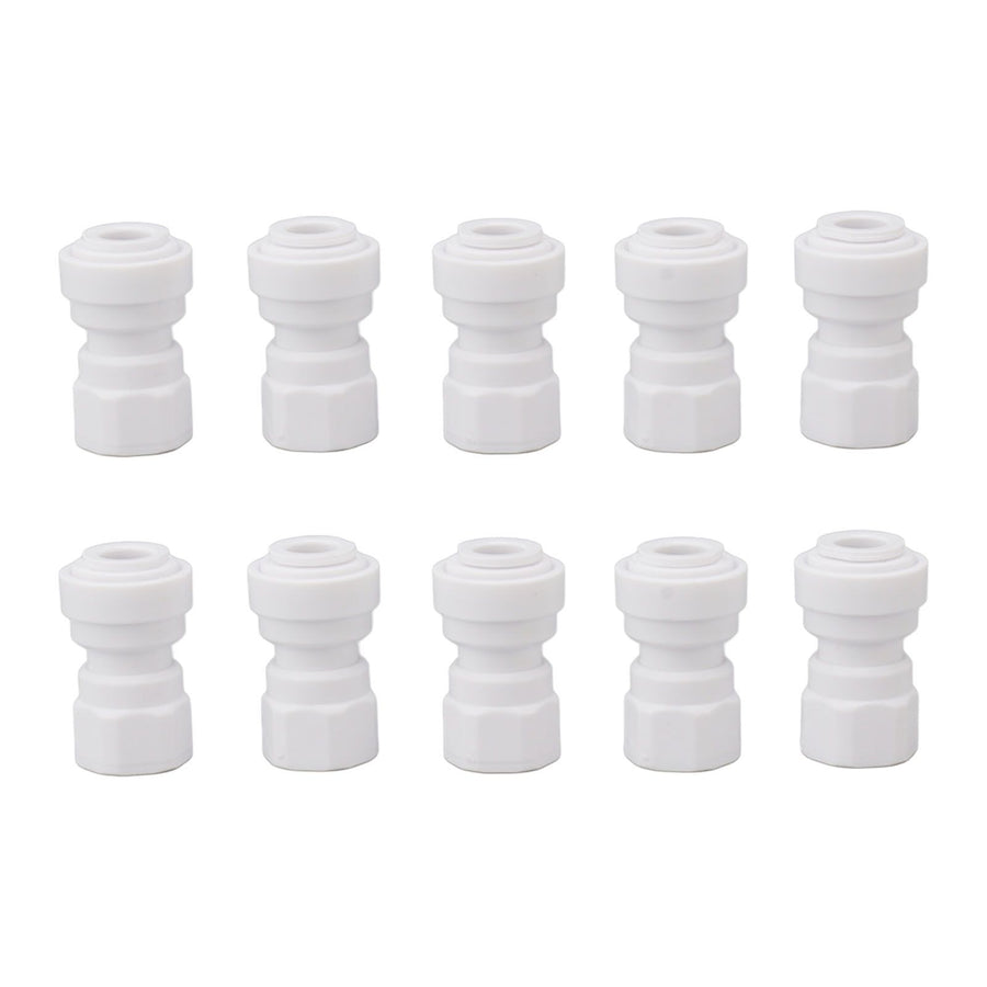 10 Pcs Plastic Quick Connect Fittings Multifunctional Plastic Quick Pipe Fitting for Home Winery Beer Brewing 3/8