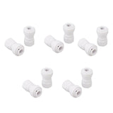 10 Pcs Plastic Quick Connect Fittings Multifunctional Plastic Quick Pipe Fitting for Home Winery Beer Brewing 3/8
