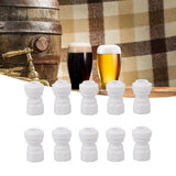 10 Pcs Plastic Quick Connect Fittings Multifunctional Plastic Quick Pipe Fitting for Home Winery Beer Brewing 3/8 - Extra Image