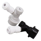 Ball Lock Disconnect Kit Beer Keg Liquid Dispenser Push in Fitting Quick Joint Connector for Beer Tube Hose 5/16