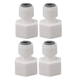4Pcs Plastic Draft Beer Barrel Dispenser Adapter Beer Machine Maker Dispenser Adapter DN65
