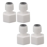 4Pcs Plastic Draft Beer Barrel Dispenser Adapter Beer Machine Maker Dispenser Adapter DN65 - Side View