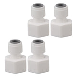 4Pcs Plastic Draft Beer Barrel Dispenser Adapter Beer Machine Maker Dispenser Adapter DN65
