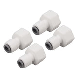 4Pcs Plastic Draft Beer Barrel Dispenser Adapter Beer Machine Maker Dispenser Adapter DN65 - Low Angle