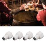 4Pcs Plastic Draft Beer Barrel Dispenser Adapter Beer Machine Maker Dispenser Adapter DN65 - Extra Image