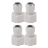4Pcs Plastic Draft Beer Barrel Dispenser Adapter Beer Machine Maker Dispenser Adapter DN10