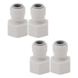 4Pcs Plastic Draft Beer Barrel Dispenser Adapter Beer Machine Maker Dispenser Adapter DN10 - Side View