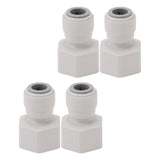 4Pcs Plastic Draft Beer Barrel Dispenser Adapter Beer Machine Maker Dispenser Adapter DN10