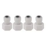 4Pcs Plastic Draft Beer Barrel Dispenser Adapter Beer Machine Maker Dispenser Adapter DN10