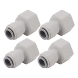 4Pcs Plastic Draft Beer Barrel Dispenser Adapter Beer Machine Maker Dispenser Adapter DN10