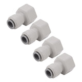 4Pcs Plastic Draft Beer Barrel Dispenser Adapter Beer Machine Maker Dispenser Adapter DN10 - Extra Image