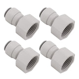 4Pcs Plastic Draft Beer Barrel Dispenser Adapter Beer Machine Maker Dispenser Adapter DN10