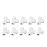 10PCS Push to Connect Fittings 8mm 5/16 Tee Coupling Quick Connector Plastic Tight Sealing Tube Fittings Home Beer Brewing Parts