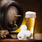10PCS Push to Connect Fittings 8mm 5/16 Tee Coupling Quick Connector Plastic Tight Sealing Tube Fittings Home Beer Brewing Parts - Extra Image