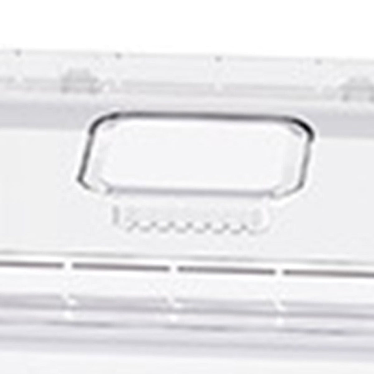 Rice Container Airtight Anti Bugs Moistureproof Hinged Lid Strong Plastic Rice Storage Bin for Family Kitchen White(16.5lb Capacity)