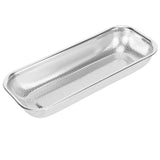 Stainless Steel Utensil Drying Rack Multifunctional Cutlery Drain Basket for Chopsticks Knives Spoons Hole Type - Side View
