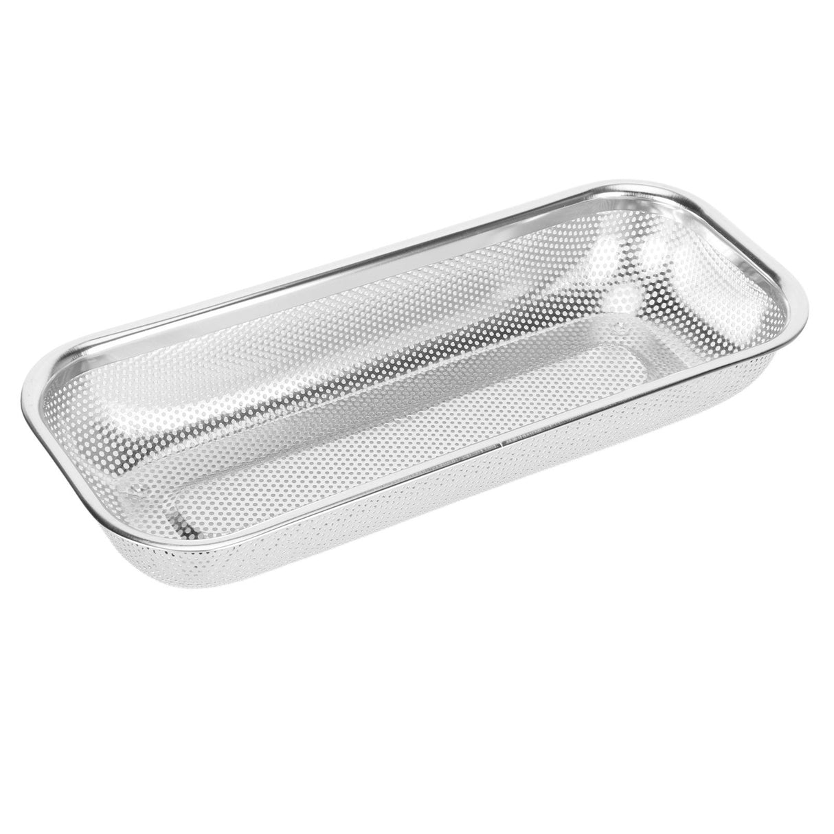 Stainless Steel Utensil Drying Rack Multifunctional Cutlery Drain Basket for Chopsticks Knives Spoons Hole Type