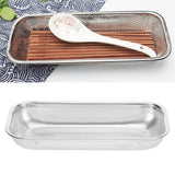 Stainless Steel Utensil Drying Rack Multifunctional Cutlery Drain Basket for Chopsticks Knives Spoons Hole Type - Extra Image